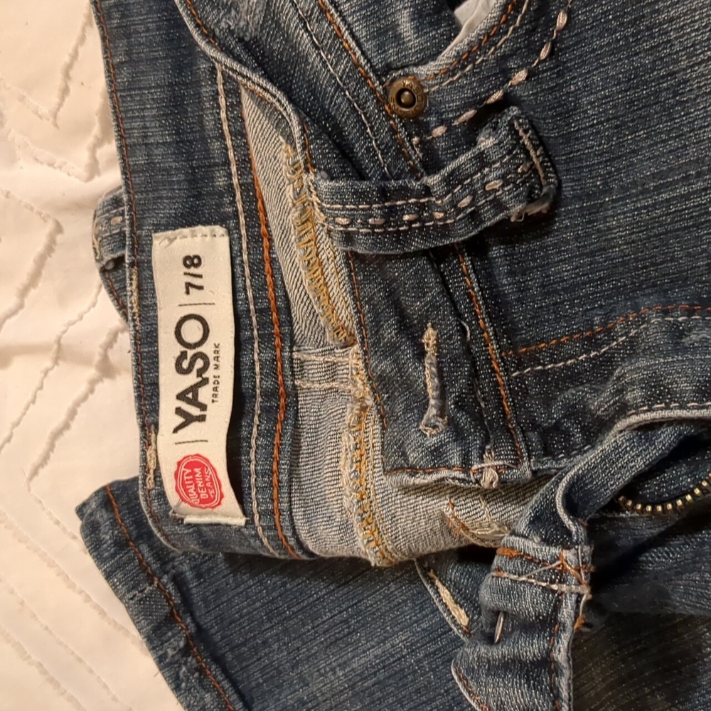 Yaso size 7/8 skinny jeans